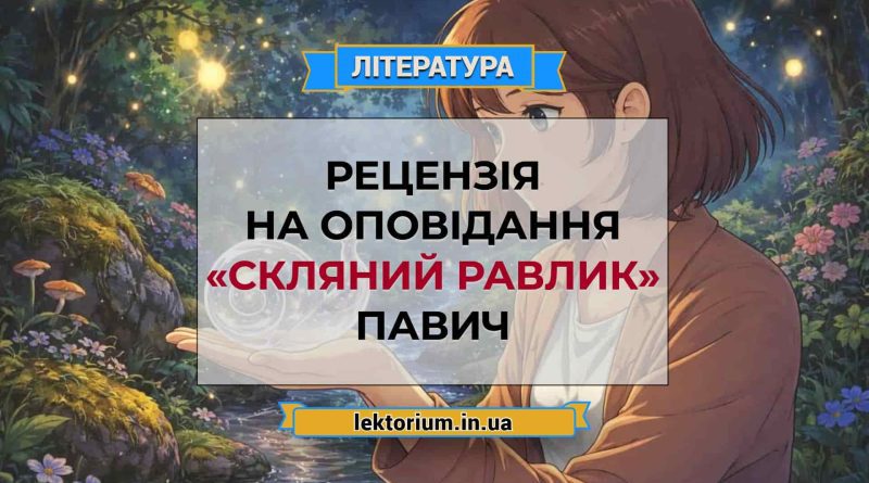 Рецензія на оповідання «Скляний равлик» Павич