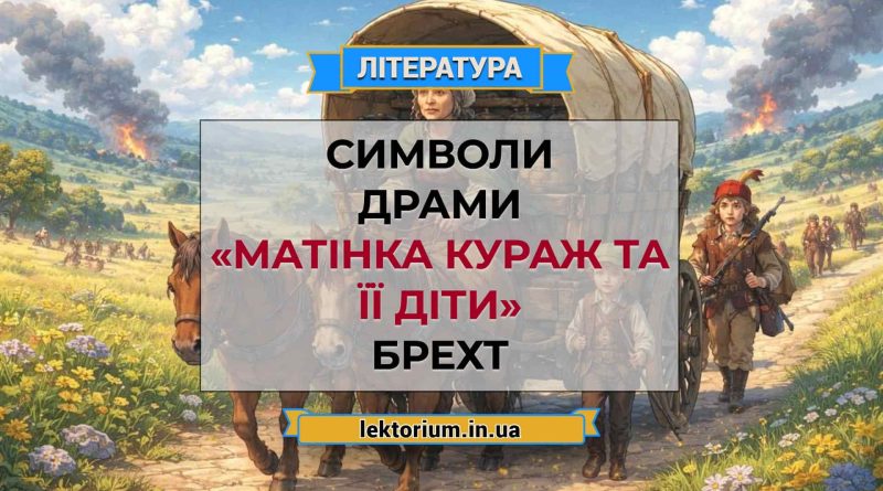 Символи драми «Матінка Кураж та її діти» Брехт