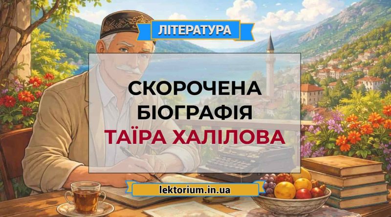 Скорочена біографія Таїра Халілова