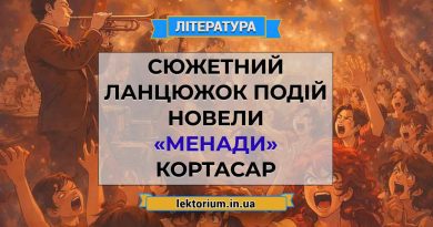 Сюжетний ланцюжок подій новели «Менади» Кортасар