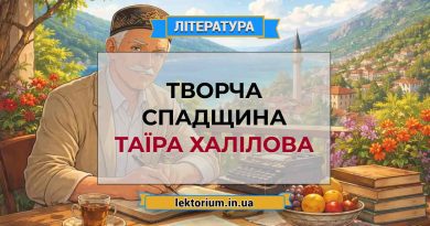Творча спадщина Таїра Халілова