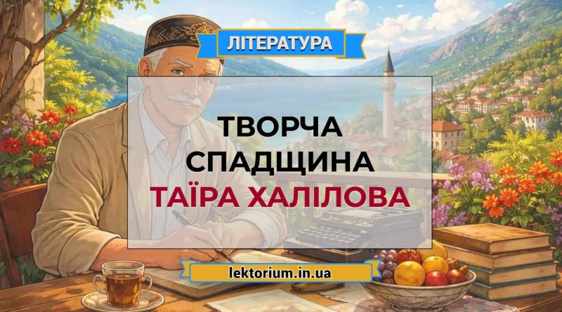 Творча спадщина Таїра Халілова