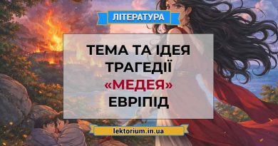 Тема та ідея трагедії «Медея» Евріпід
