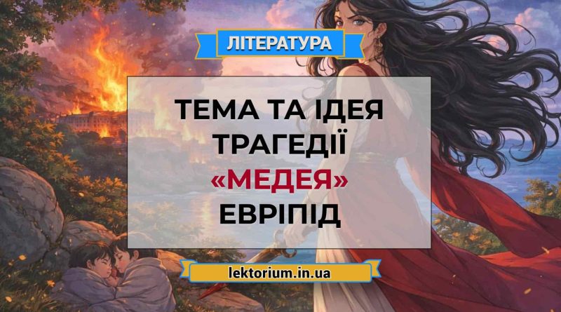 Тема та ідея трагедії «Медея» Евріпід