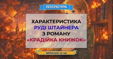 Характеристика Руді Штайнера з роману «Крадійка книжок»