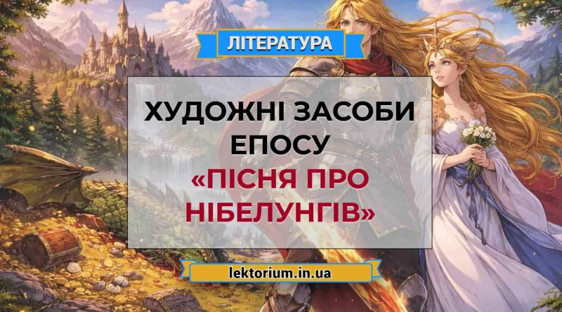 Художні засоби епосу «Пісня про Нібелунгів»
