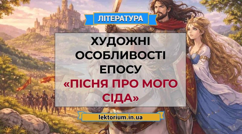 Художні особливості епосу «Пісня про мого Сіда»