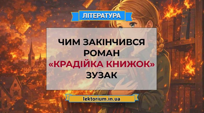 Чим закінчився роман «Крадійка книжок» Зузак