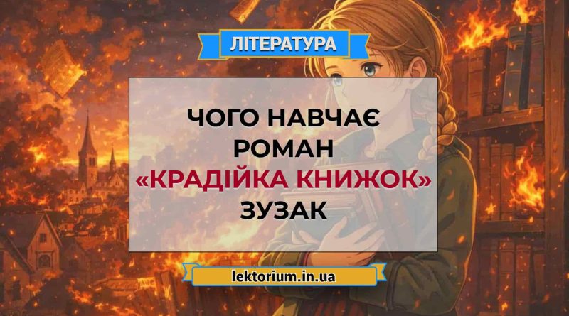 Чого навчає роман «Крадійка книжок» Зузак