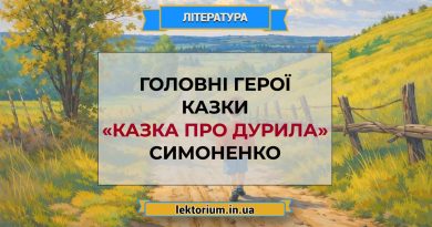 Головні герої казки «Казка про Дурила» Симоненко