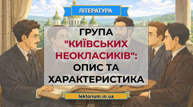 Група _Київських неокласиків__ опис та характеристика