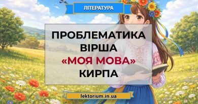 Проблематика вірша «Моя мова» Кирпа