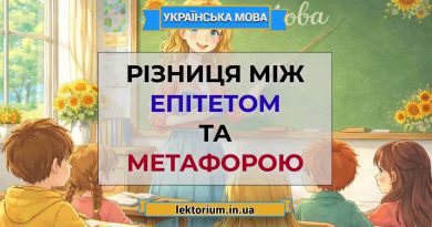 Різниця між епітетом та метафорою