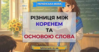 Різниця між коренем та основою слова