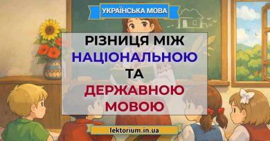 Різниця між національною та державною мовою