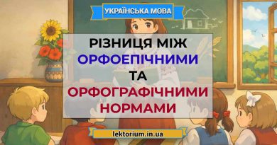 Різниця між орфоепічними та орфографічними нормами