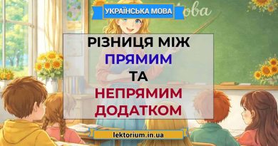 Різниця між прямим та непрямим додатком