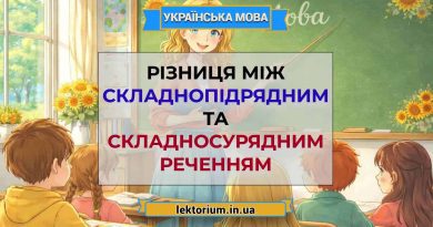 Різниця між складнопідрядним та складносурядним реченням