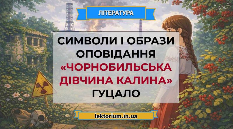 Символи і образи оповідання «Чорнобильська дівчина Калина» Гуцало