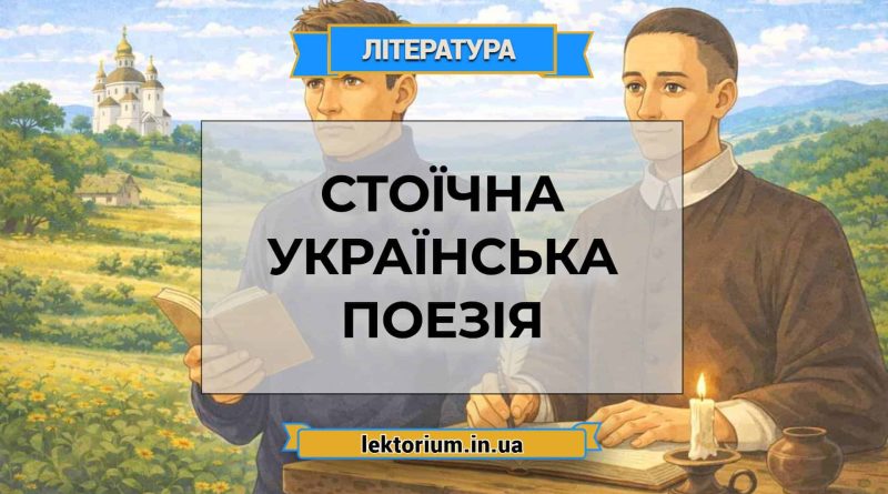 Стоїчна українська поезія