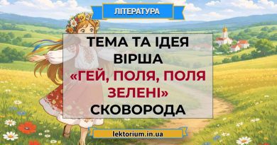 Тема та ідея вірша «Гей, поля, поля зелені» Сковорода (1)