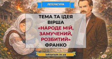 Тема та ідея вірша «Народе мій, замучений, розбитий» Франко