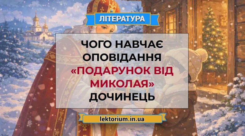 Чого навчає оповідання «Подарунок від Миколая» Дочинець