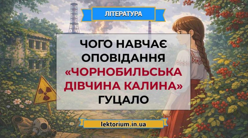 Чого навчає оповідання «Чорнобильська дівчина Калина» Гуцало