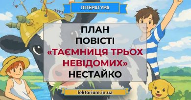 План повісті «Таємниця трьох невідомих» Нестайко