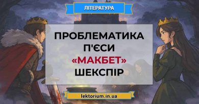 Проблематика п'єси «Макбет» Шекспір