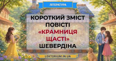 Короткий зміст повісті «Крамниця щасті» Шевердіна