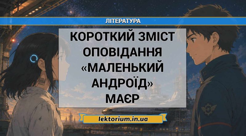 Короткий зміст оповідання «Маленький андроїд» Маєр