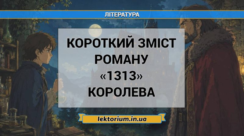Короткий зміст роману «1313» Королева