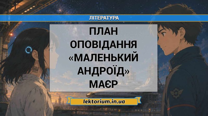 План оповідання «Маленький андроїд» Маєр